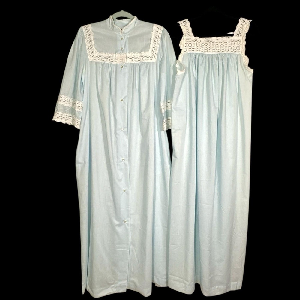 Christian Dior Lingerie - Vintage Nightgown & Pei… - image 1